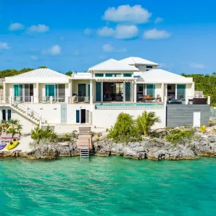 1.8 caicos cay villa outside view