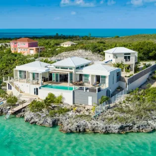 1.9 caicos cay villa outside view