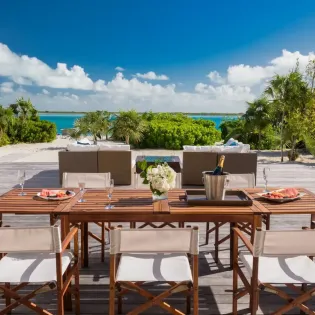 5.4 beach villa allegria outdoor dining